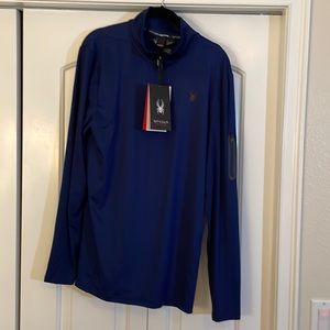 Men’s Spyder Active Proweb long sleeve pullover size Large new with tags